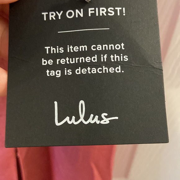 Lulus Dress length 57” bust 30” brand new with tag it is maxi dress and beautifu - Picture 5 of 17